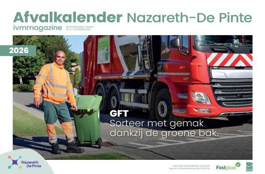 Cover van de ophaalkalender 2026